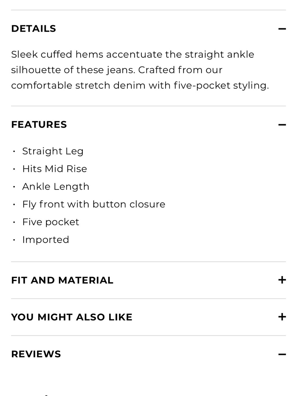 Talbots Cuffed Cream Jeans - Picture 13 of 13